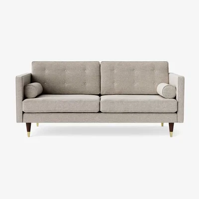 John Lewis Swoon Porto Medium 2 Seater Sofa, Dark Leg