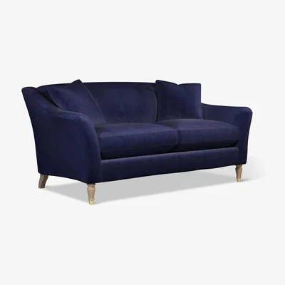 John Lewis John Lewis & Partners Refine Medium 2 Seater Sofa, Light Leg, Harriet Midnight