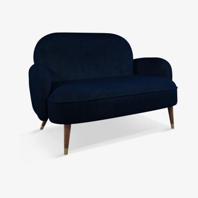 John Lewis ANYDAY John Lewis & Partners Cove Petite 2 Seater Sofa, Dark Gold Tipped Leg