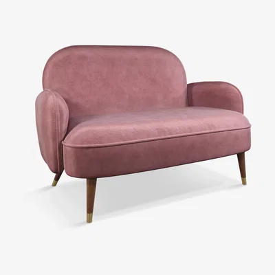 John Lewis ANYDAY John Lewis & Partners Cove Petite 2 Seater Sofa, Dark Gold Tipped Leg