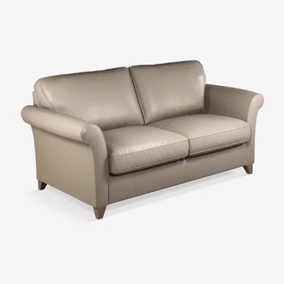 John Lewis John Lewis & Partners Charlotte Grand 4 Seater Leather Sofa, Dark Leg