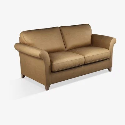 John Lewis John Lewis & Partners Charlotte Grand 4 Seater Leather Sofa, Dark Leg