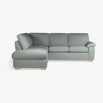 John Lewis John Lewis & Partners Camden 5+ Seater LHF Corner End Chaise Unit, Light Leg