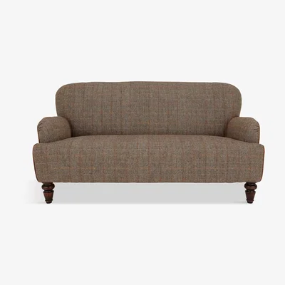 John Lewis Tetrad Lewis Petite 2 Seater Sofa, Harris Tweed Bracken Herringbone