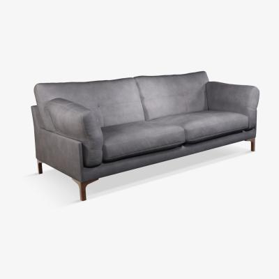 John Lewis John Lewis & Partners Java II Large 3 Seater Leather Sofa, Dark Leg