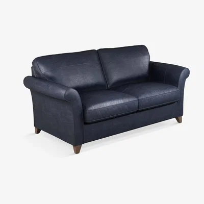 John Lewis John Lewis & Partners Charlotte Grand 4 Seater Leather Sofa, Dark Leg