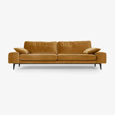 John Lewis Swoon Tulum Large 3 Seater Sofa, Dark Leg