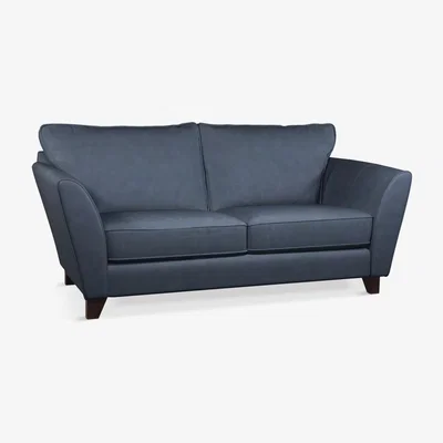 John Lewis John Lewis & Partners Oslo Leather Medium 2 Seater Sofa, Dark Leg