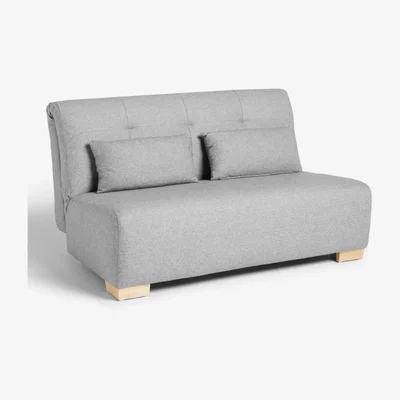 John Lewis John Lewis & Partners Block Large Sofa Bed, Light Leg