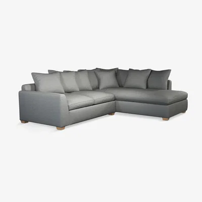 John Lewis John Lewis & Partners Tortona Pillow Back RHF Chaise End Corner Sofa
