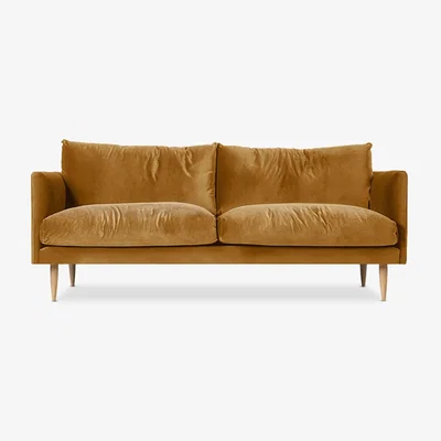 John Lewis Swoon Luna Large 3 Seater Sofa, Light Leg