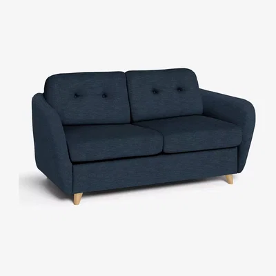 John Lewis John Lewis & Partners Arlo Sofa Bed, Light Leg, Erin Midnight