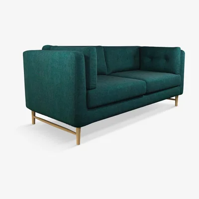 John Lewis John Lewis & Partners Booth Large 3 Seater Sofa, Light Leg