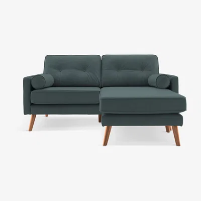 John Lewis G Plan Vintage The Sixty Five Medium 2 Seater Chaise End Leather Sofa