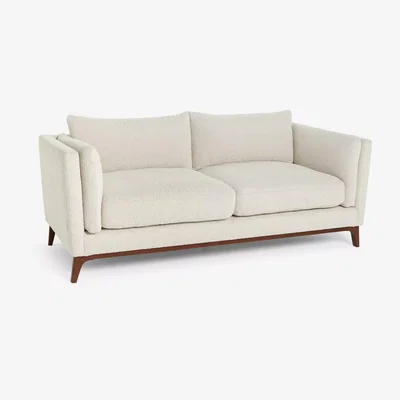 John Lewis John Lewis Trim Grand 4 Seater Sofa, Dark Leg, Boucle Marshmallow