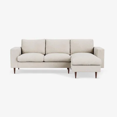 John Lewis Swoon Evesham Grand 4 Seater RHF Chaise End Sofa, Dark Leg