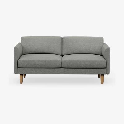 John Lewis Hutch Rise Curve Arm Large 3 Seater Sofa, Light Leg