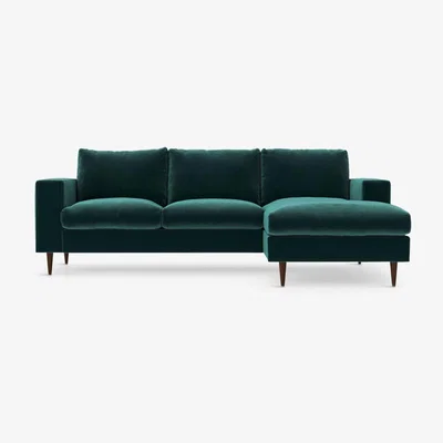 John Lewis Swoon Evesham Grand 4 Seater RHF Corner End Sofa, Dark Leg