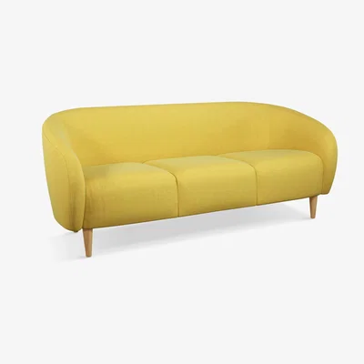 John Lewis ANYDAY John Lewis & Partners Scoop Large 3 Seater Sofa, Light Leg