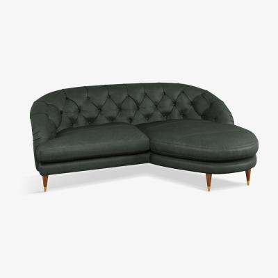 John Lewis John Lewis + Swoon Radley Chaise End Leather Sofa