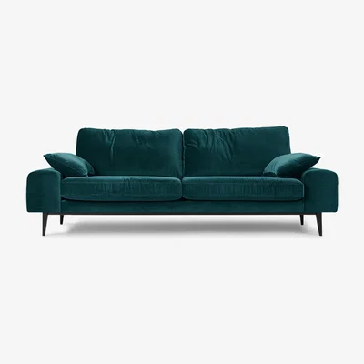 John Lewis Swoon Tulum Large 3 Seater Sofa, Dark Leg