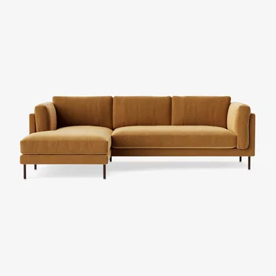 John Lewis Swoon Munich Grand 4 Seater LHF Corner End Sofa, Dark Leg