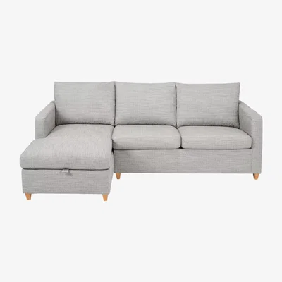 John Lewis John Lewis & Partners Bailey 5+ Seater LHF Chaise End Sofa Bed