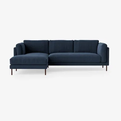 John Lewis Swoon Munich Grand 4 Seater LHF Corner End Sofa, Dark Leg