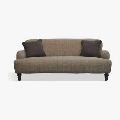 John Lewis Tetrad Lewis Large 3 Seater Sofa, Harris Tweed Bracken Herringbone