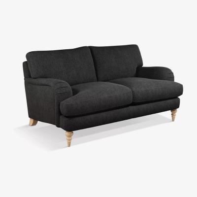 John Lewis John Lewis & Partners Otley Medium 2 Seater Sofa, Light Limed Oak Leg, Opal Charcoal
