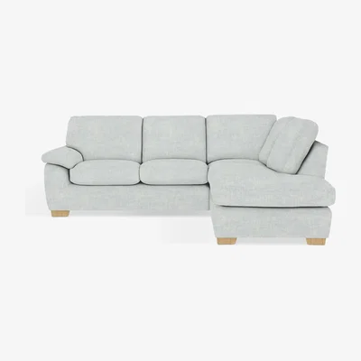 John Lewis John Lewis & Partners Camden RHF Corner End Chaise Unit, Light Leg