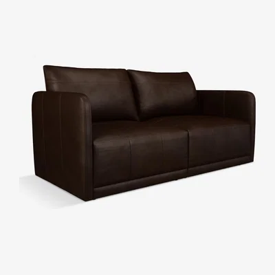 John Lewis John Lewis & Partners Bundle Small 2 Seater Leather Sofa