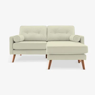 John Lewis G Plan Vintage The Sixty Five Medium 2 Seater Chaise End Leather Sofa