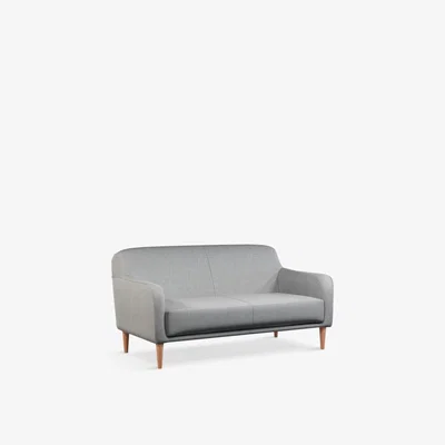 John Lewis John Lewis & Partners Compact Small 2 Seater Sofa, Light Leg, Hatton Light Grey