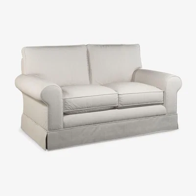 John Lewis John Lewis Padstow Medium 2 Seater Fixed Cover Sofa, Relaxed Linen Putty