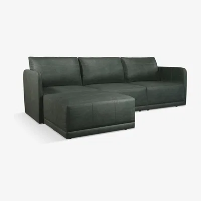 John Lewis John Lewis & Partners Bundle Leather Chaise End Sofa