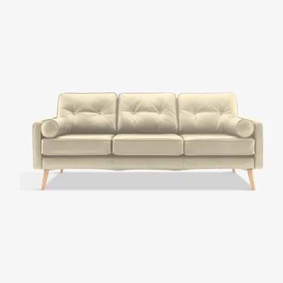 John Lewis G Plan Vintage The Sixty Five Large 3 Seater Leather Sofa