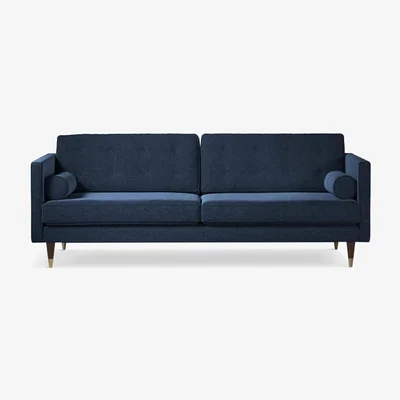 John Lewis Swoon Porto Large 3 Seater Sofa, Dark Leg