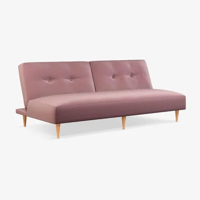 John Lewis John Lewis ANYDAY Clapton Fixed Back Sofa Bed, Light Leg