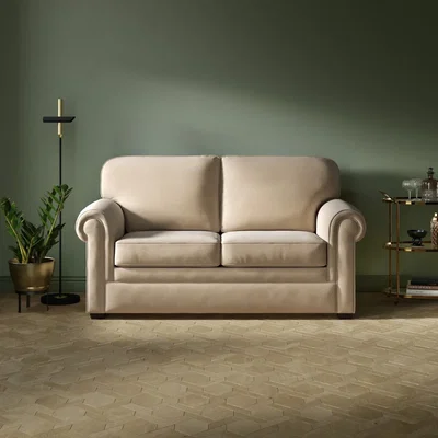 La Redoute Jay-Be® Heritage Cosy Chenille 2 Seater Sofa Bed with Pocket Mattress