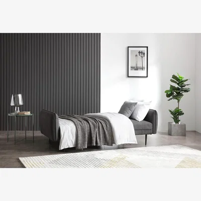La Redoute Emmett Soft Textured Weave Click Clack Sofa Bed