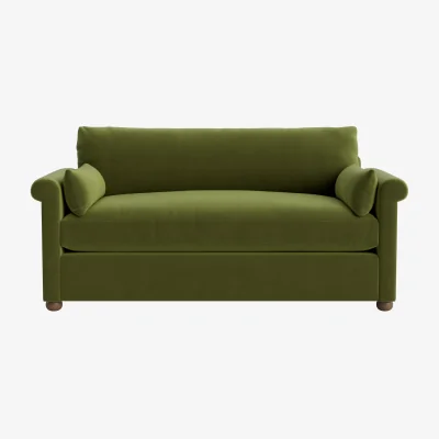 Loaf Queenie Sofa Bed, Medium (Grass Clippings Clever Velvet)