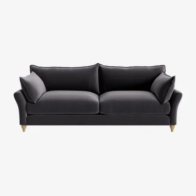 Loaf Brioche Sofa Bed, Large (Wire Wool Clever Velvet)