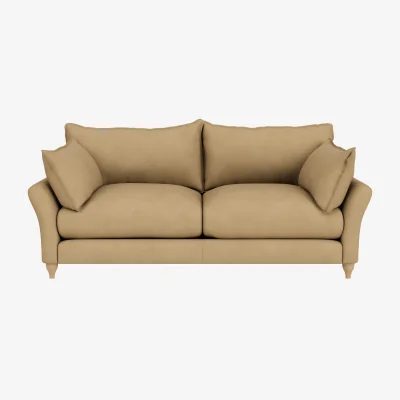 Loaf Brioche Sofa Bed, Medium (French Mustard Clever Cotton)