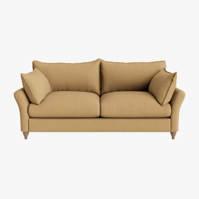 Loaf Brioche Flat Packed Sofa Bed, Medium (Hit The Hay Clever Slubby Cotton)