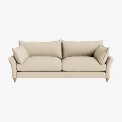 Loaf Brioche Sofa Bed, Large (Sandy Shoe Clever Slubby Linen)