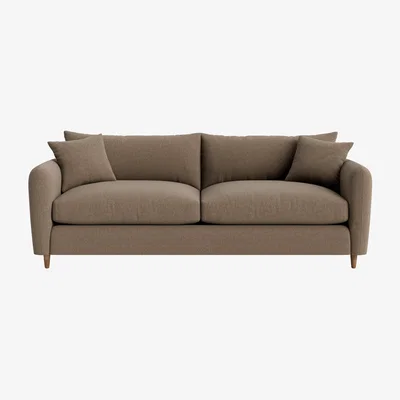 Loaf Squishmeister Sofa Bed - Large - Clever Linen - Dusted Cocoa