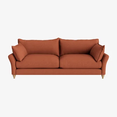 Loaf Brioche Sofa Bed, Large (Candied Peel Clever Slubby Linen)