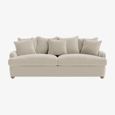 Loaf Smooch Sofa Bed, Large (Blotting Paper Clever Velvet)
