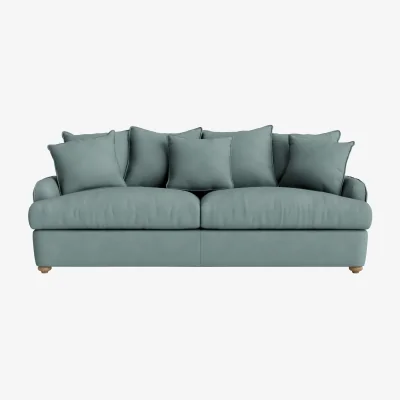 Loaf Smooch Sofa Bed, Large (Smoothed Seaglass Clever Cotton)